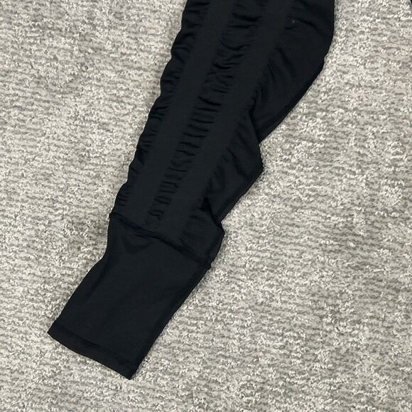 Skinnify Resistance Band Booty Leggings Womens Medium 4 Bands Black Stretch - Picture 3 of 7